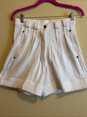 Seattle Gear Women's White Ribbed High-Waist 100% Cotton S made in USA Seattle